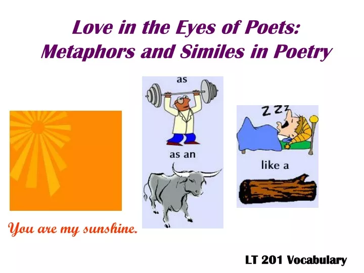 love in the eyes of poets metaphors and similes in poetry