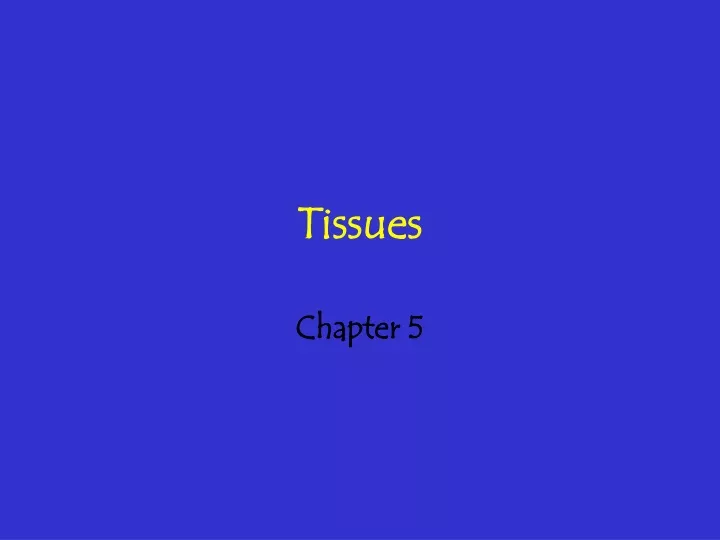 tissues