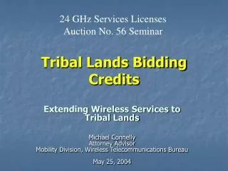 Tribal Lands Bidding Credits