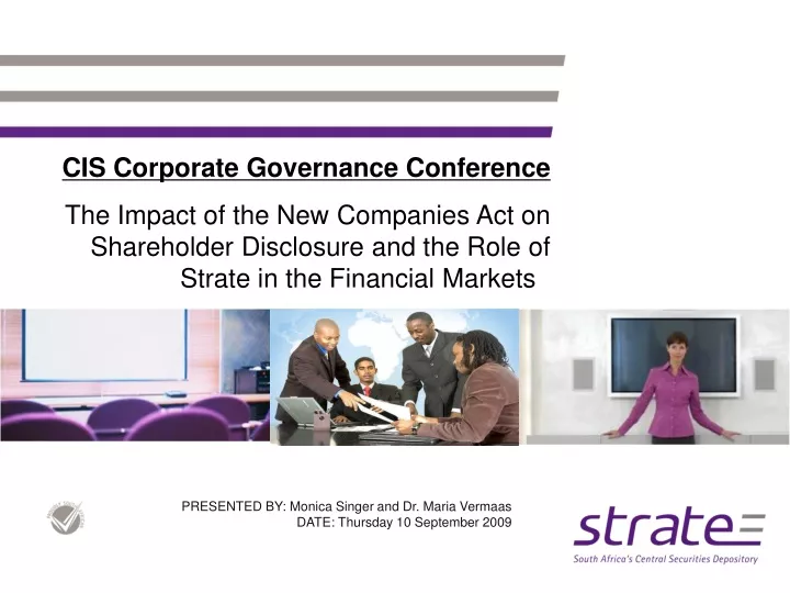 cis corporate governance conference the impact