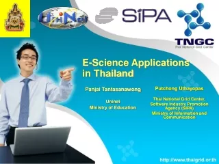 E-Science Applications  in Thailand