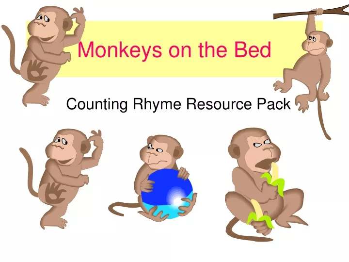monkeys on the bed