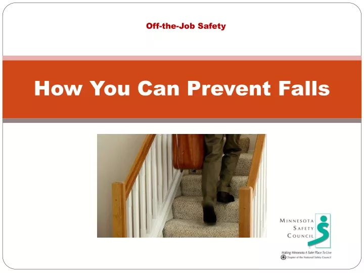 how you can prevent falls