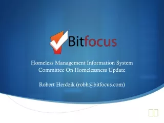 Homeless Management Information System Committee On Homelessness Update