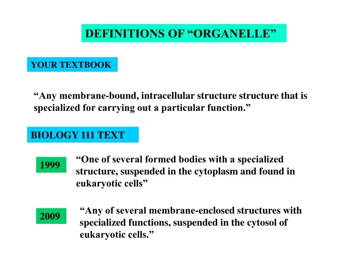 definitions of organelle