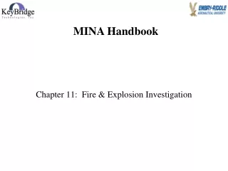 Chapter 11:  Fire &amp; Explosion Investigation
