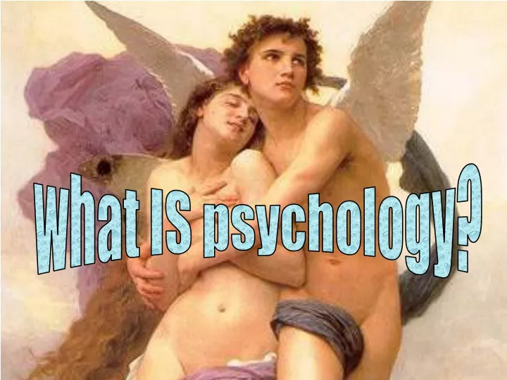 what is psychology