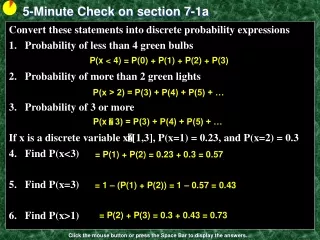 5-Minute Check on section 7-1a