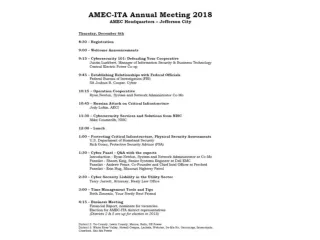 AMEC-ITA Business Meeting