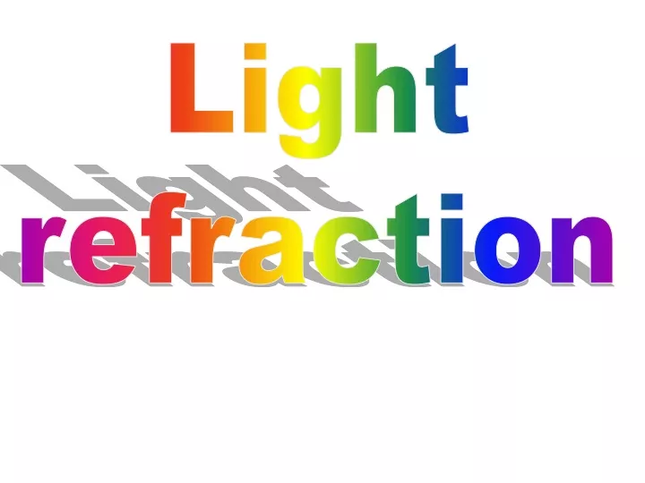 light refraction