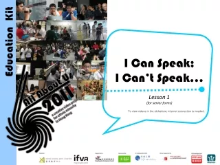 I Can Speak; I Can’t Speak…