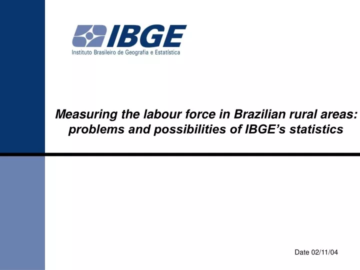 measuring the labour force in brazilian rural