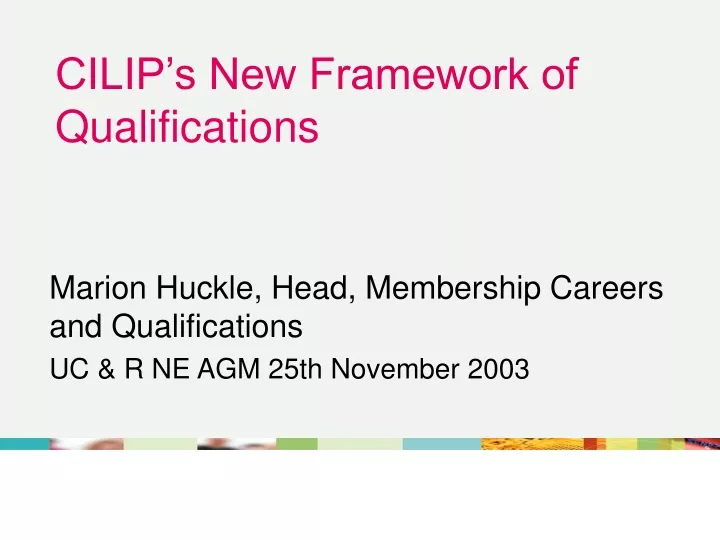 cilip s new framework of qualifications