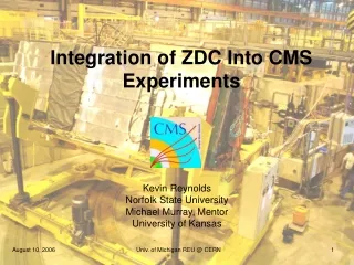 Integration of ZDC Into CMS Experiments