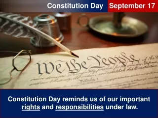 Constitution Day   September 17