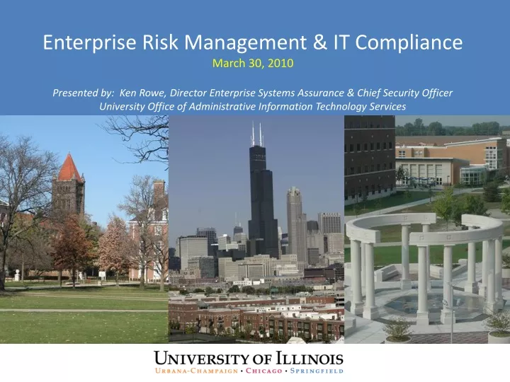 enterprise risk management it compliance march