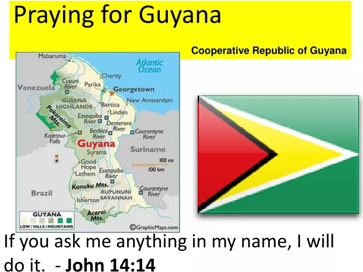 praying for guyana