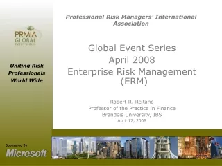 Professional Risk Managers’ International Association