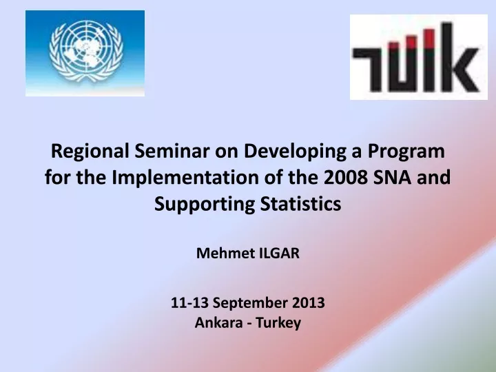 reg ional seminar on developing a program