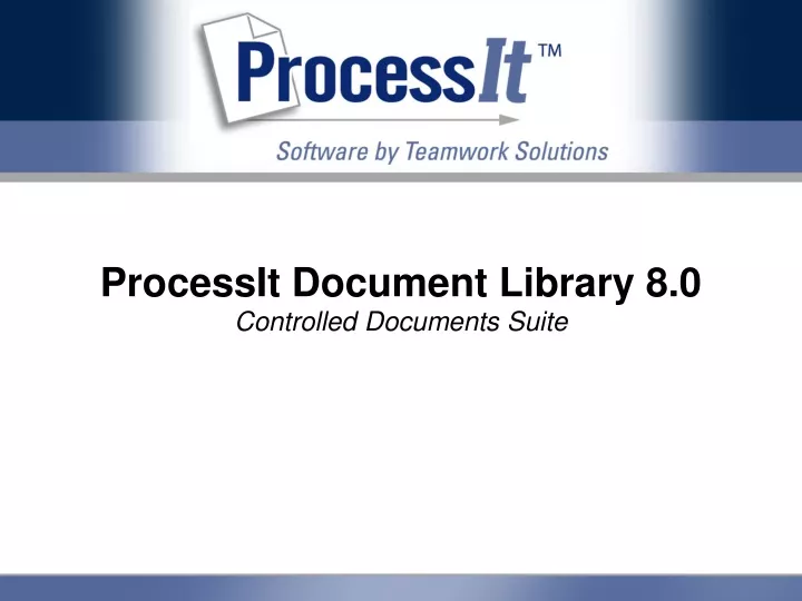 processit document library 8 0