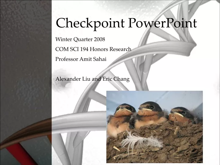 checkpoint powerpoint