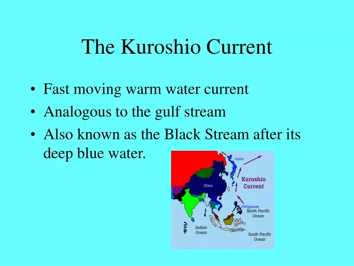 the kuroshio current