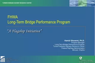 FHWA     Long-Term Bridge Performance Program