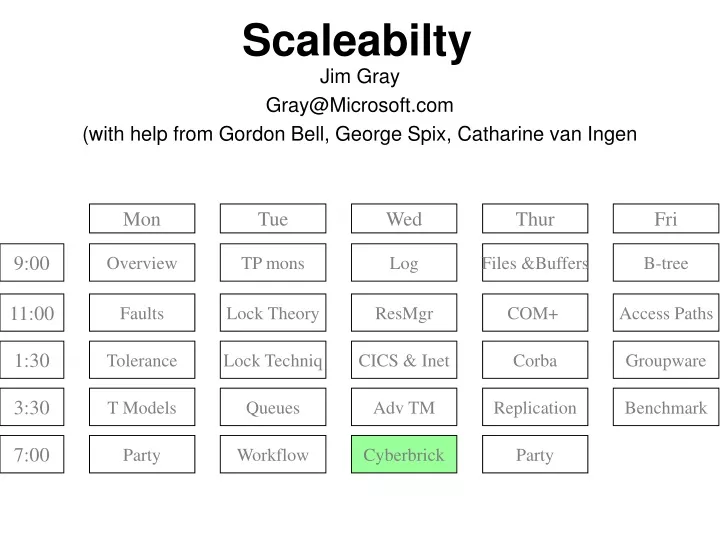 scaleabilty