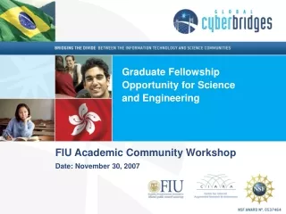 FIU Academic Community Workshop Date: November 30, 2007