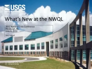 What’s New at the NWQL