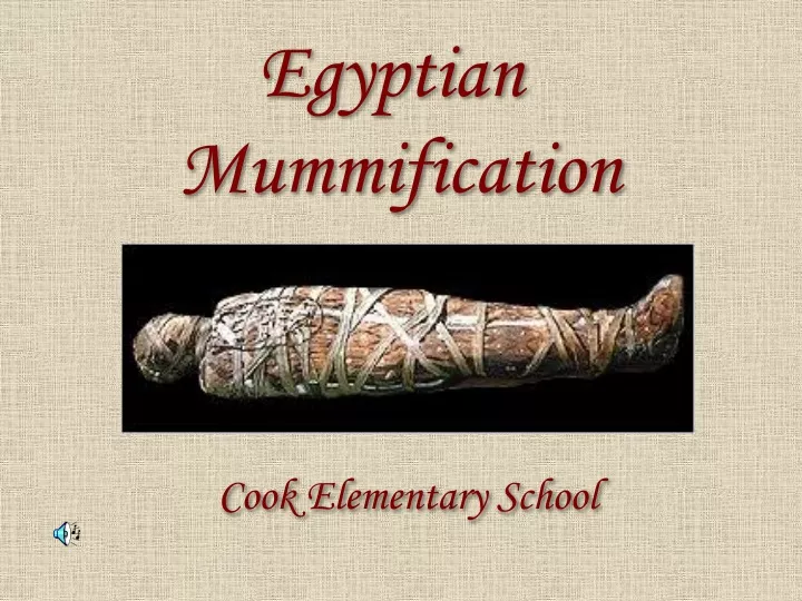 egyptian mummification