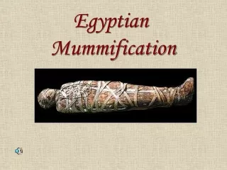 Egyptian  Mummification