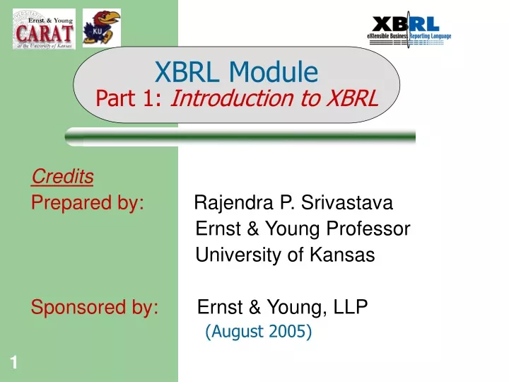 xbrl module part 1 introduction to xbrl