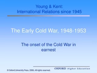 The Early Cold War, 1948-1953
