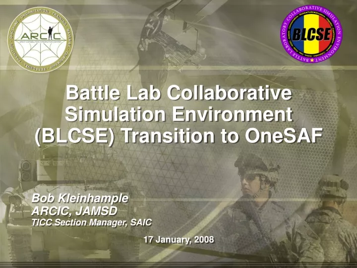 battle lab collaborative simulation environment