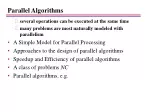 Parallel Algorithms