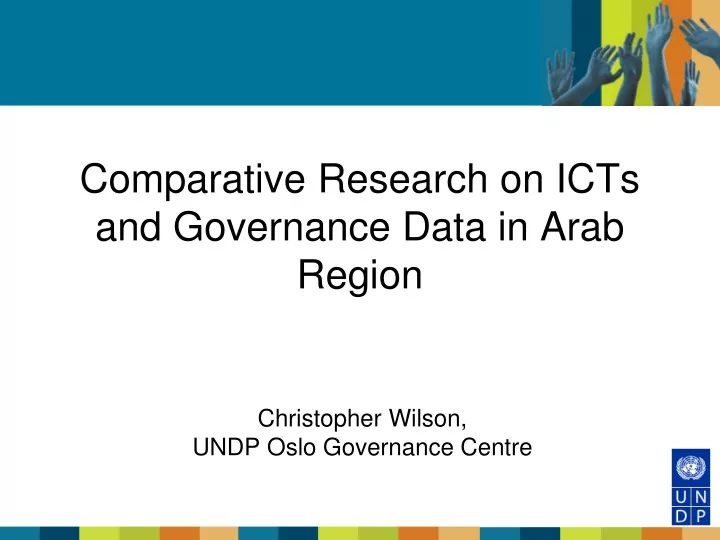 comparative research on icts and governance data in arab region