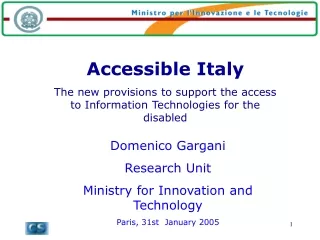 Accessible Italy