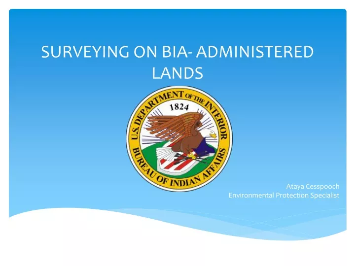 surveying on bia administered lands