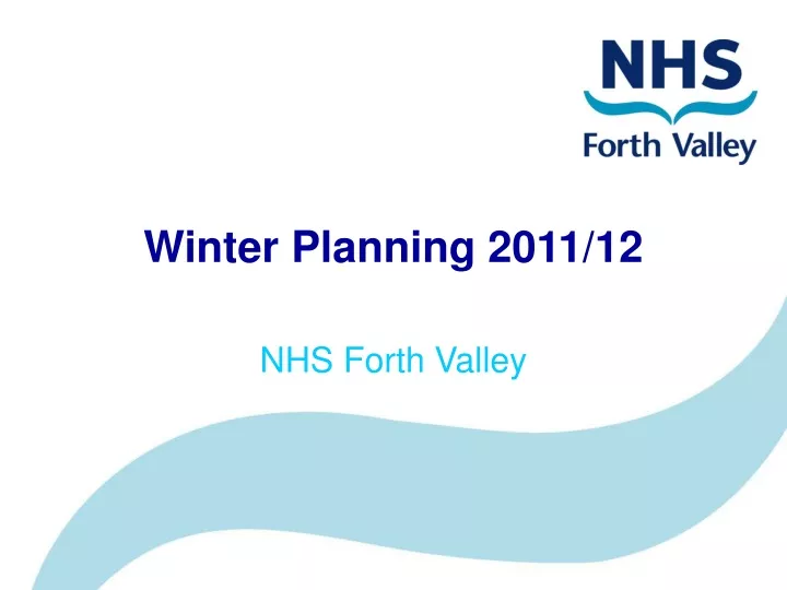 winter planning 2011 12