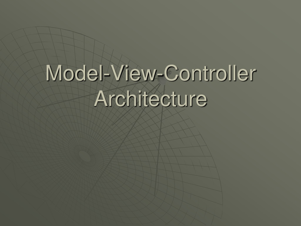PPT - Mastering Model-View-Controller Architecture PowerPoint ...
