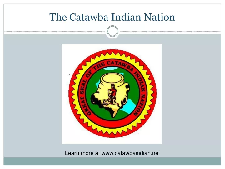 the catawba indian nation