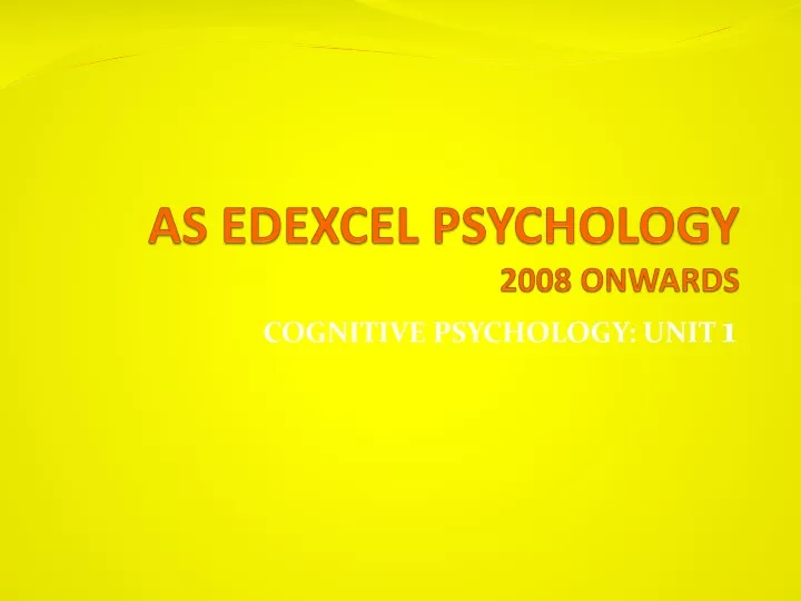 as edexcel psychology 2008 onwards