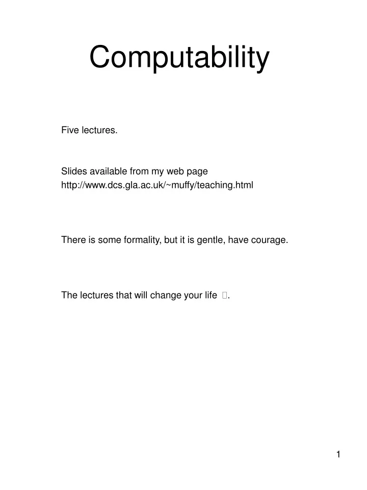 computability