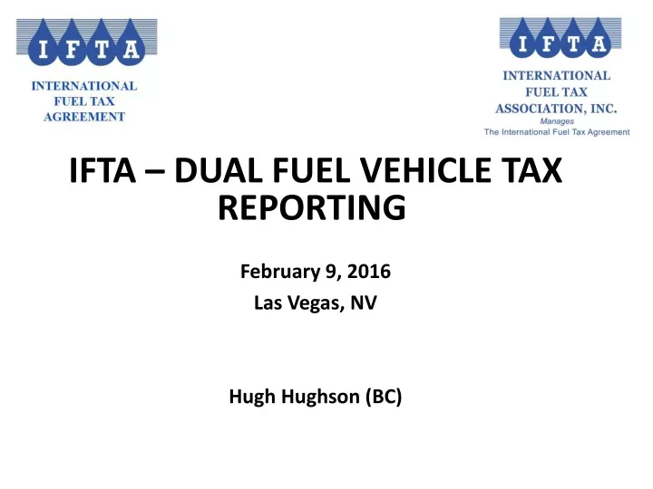 ifta dual fuel vehicle tax reporting