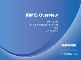 IRMIS Overview