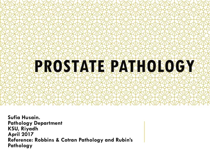 prostate pathology