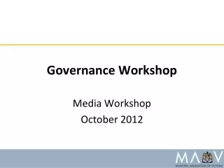 Governance Workshop