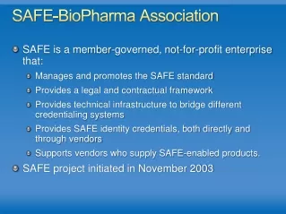 SAFE-BioPharma Association
