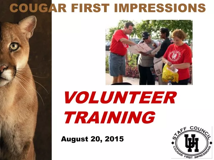volunteer training august 20 2015